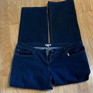 Eileen Fisher Dark Indigo Jeans size extra large